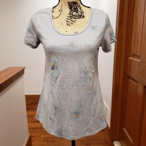 Peacock feather T shirt